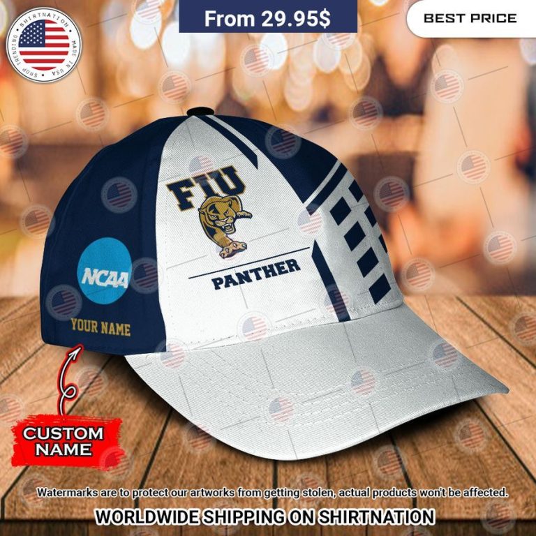 FIU GOLDEN PANTHERS Custom Polo Shirt Natural and awesome