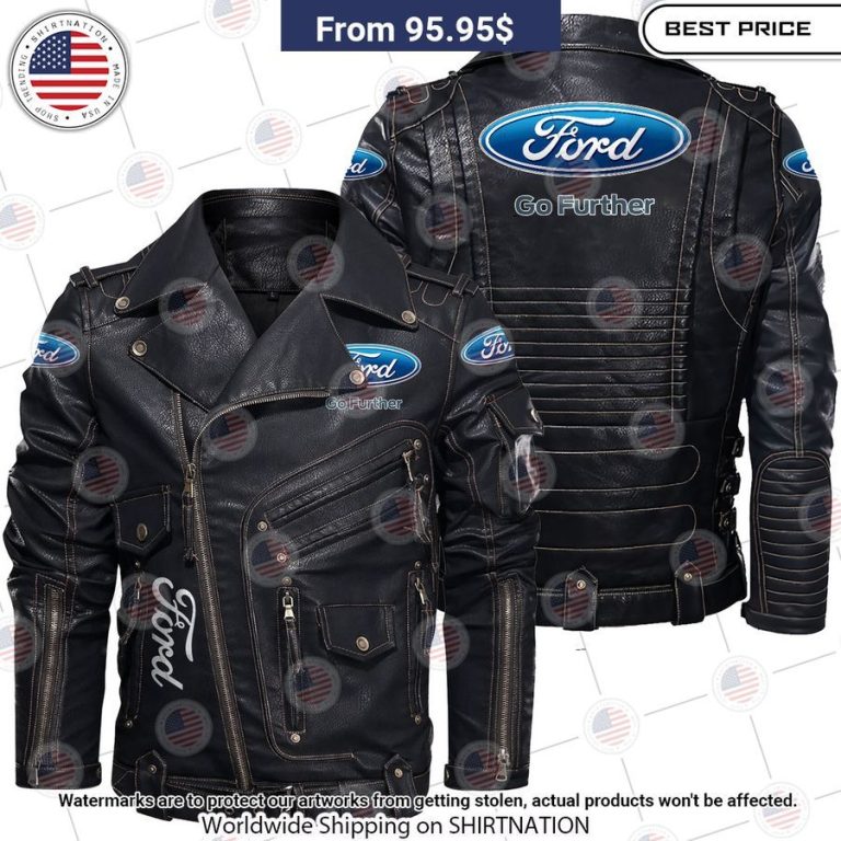 Ford Belt Solid Zip Locomotive Leather Jacket You look lazy