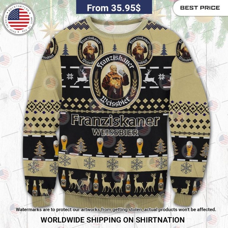 Franziskaner Hefe Weissbier Sweater You look elegant man