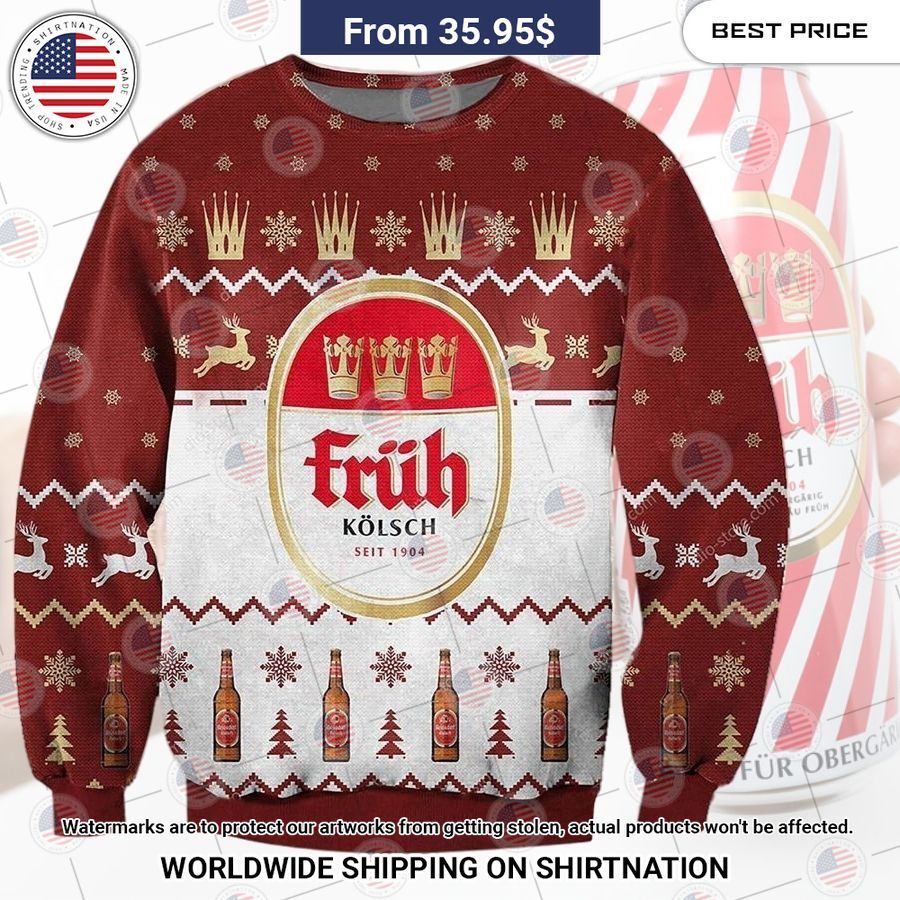 Fruh Kolsch 1904 Beer Sweater You look so healthy and fit