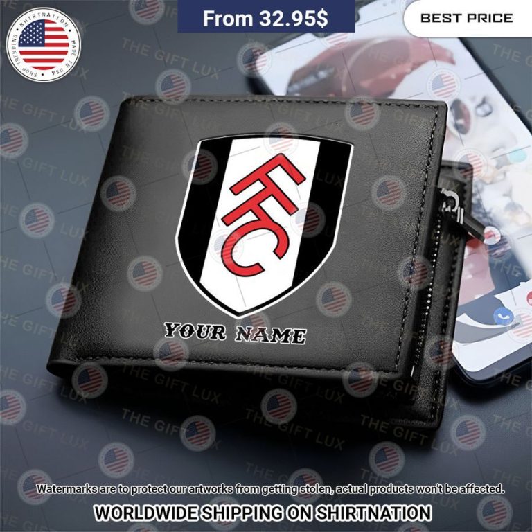 Fulham Custom Leather Wallet Pic of the century