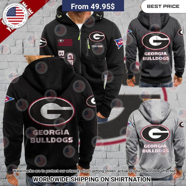 Georgia Bulldogs Custom Chest Pocket Hoodie Mesmerising