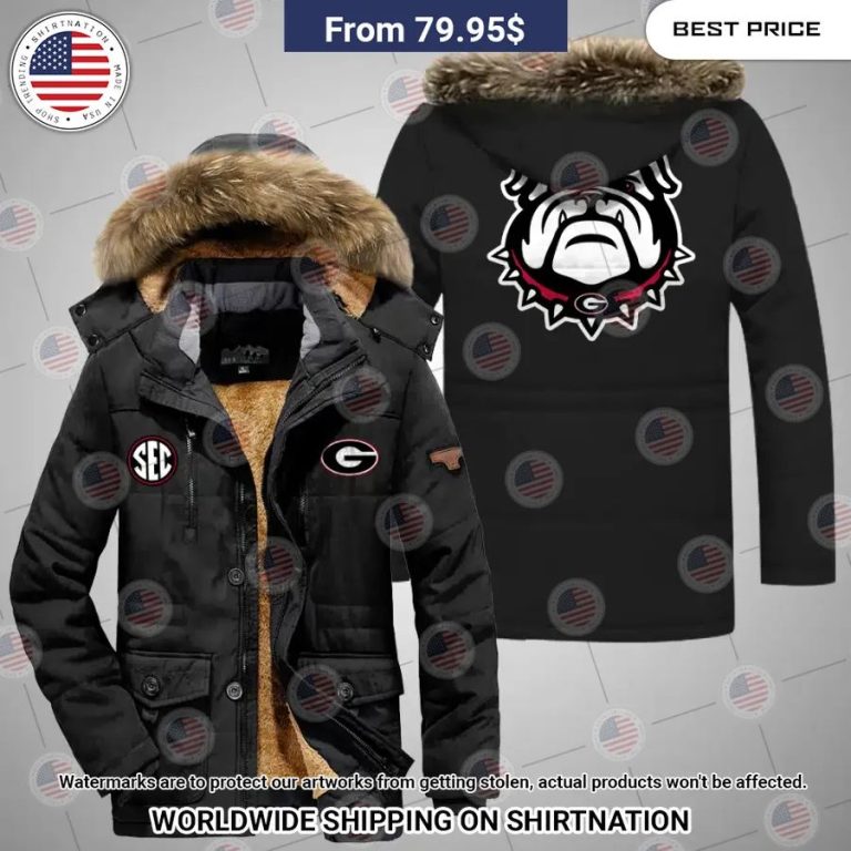 Georgia Bulldogs Parka Jacket Pic of the century