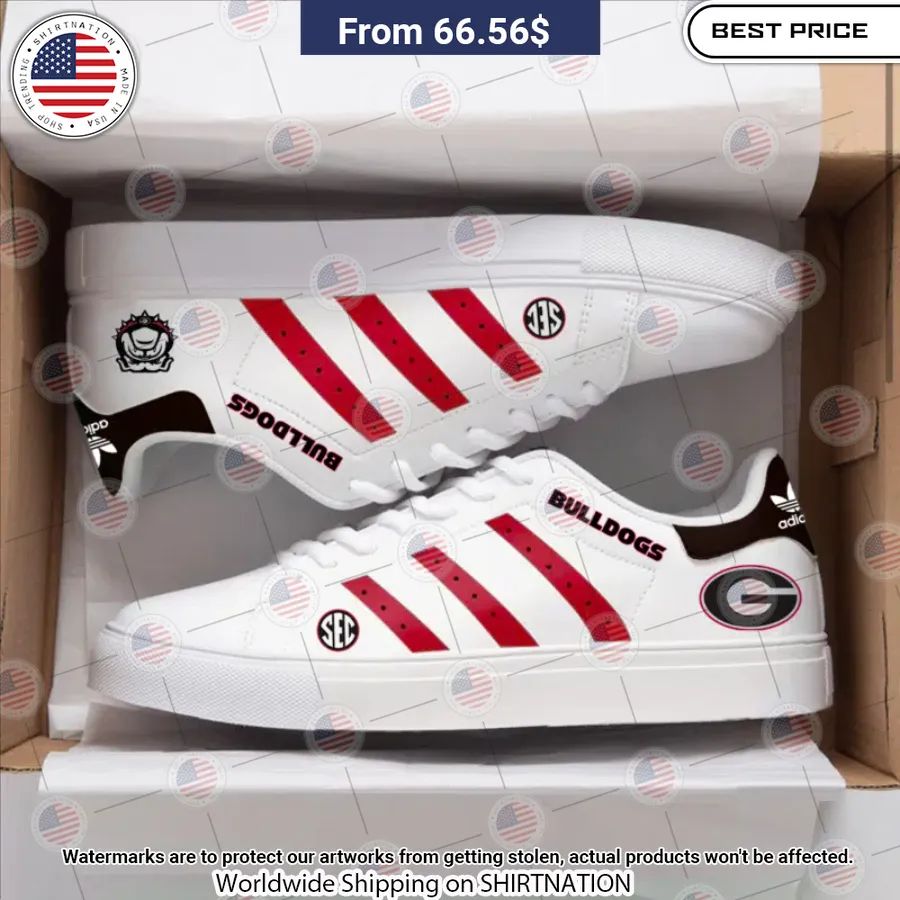 Georgia Bulldogs Stan Smith Shoes You always inspire by your look bro