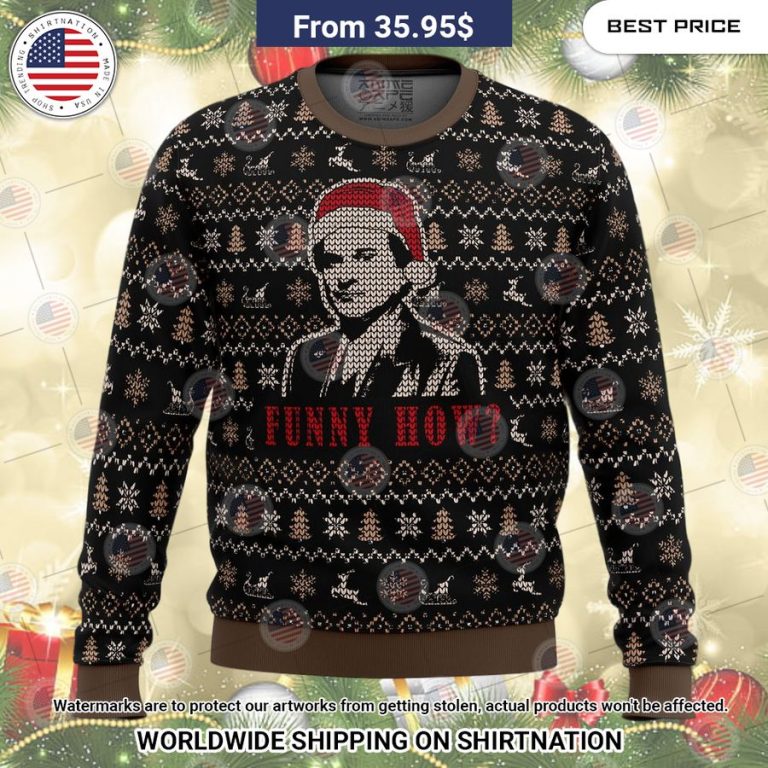 Goodfellas Funny How Christmas Sweater Nice shot bro