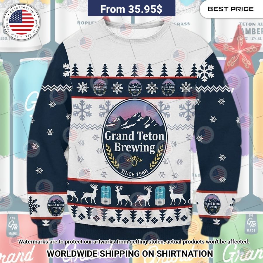 Grand Teton Brewing Beer Sweater Have you joined a gymnasium?