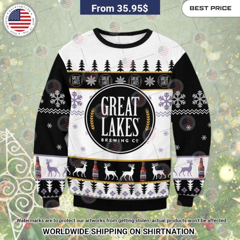 Great Lakes Christmas Ale Sweater You look cheerful dear