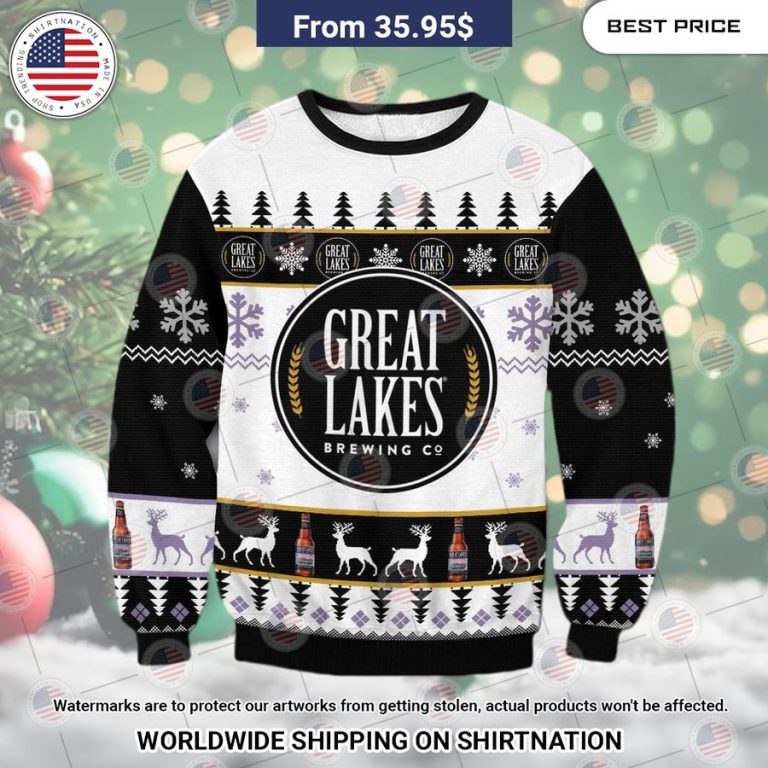 Great Lakes Christmas Ale Sweater Oh my God you have put on so much!