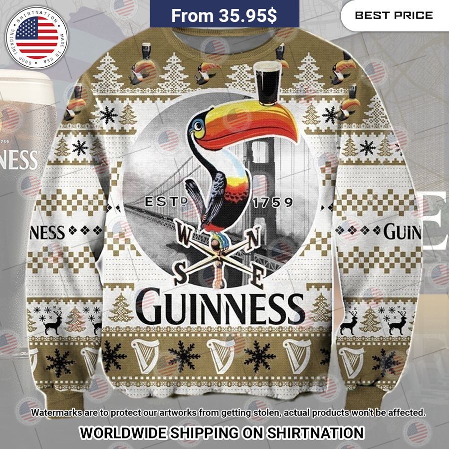 Guinness Est 1759 Christmas Sweater Wow! This is gracious