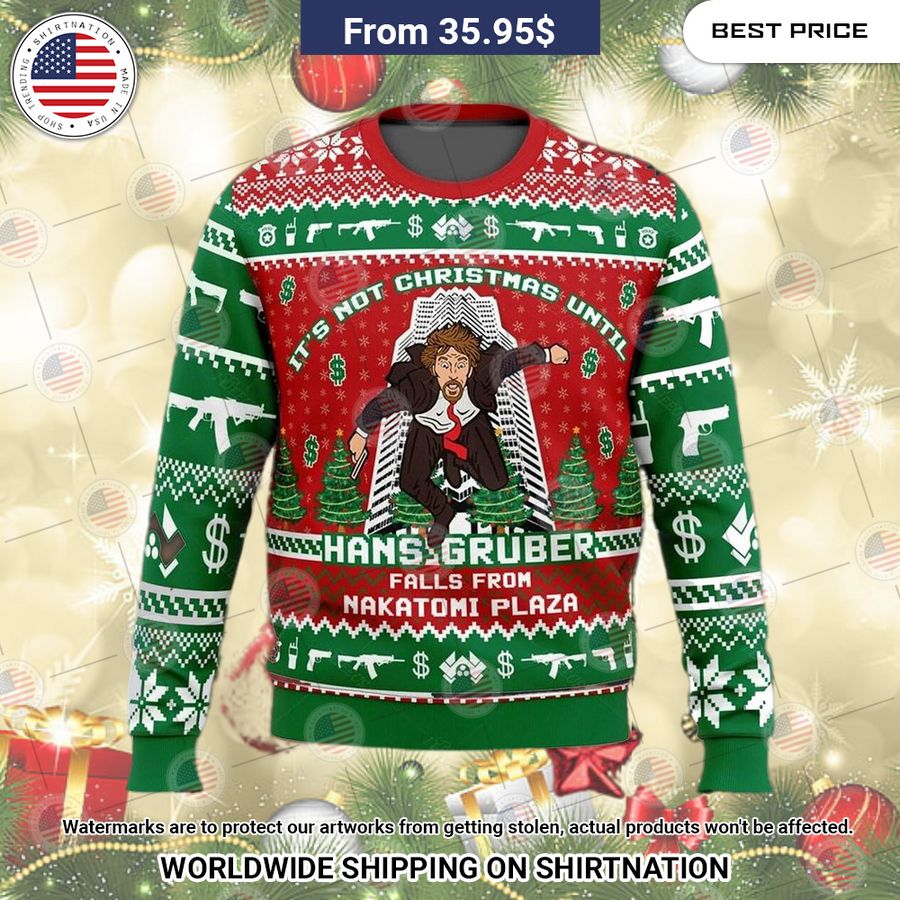 Hans Gruber Die Hard Sweater Good click