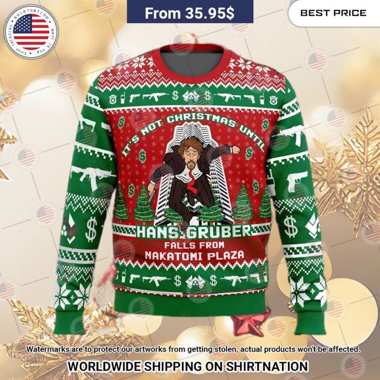 Hans Gruber Die Hard Sweater Stunning