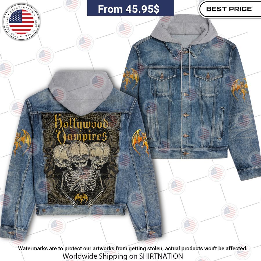 Hollywood Vampires Denim Jacket Hooded Is this your new friend?