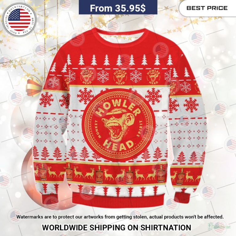 Howler Head Christmas Sweater Coolosm