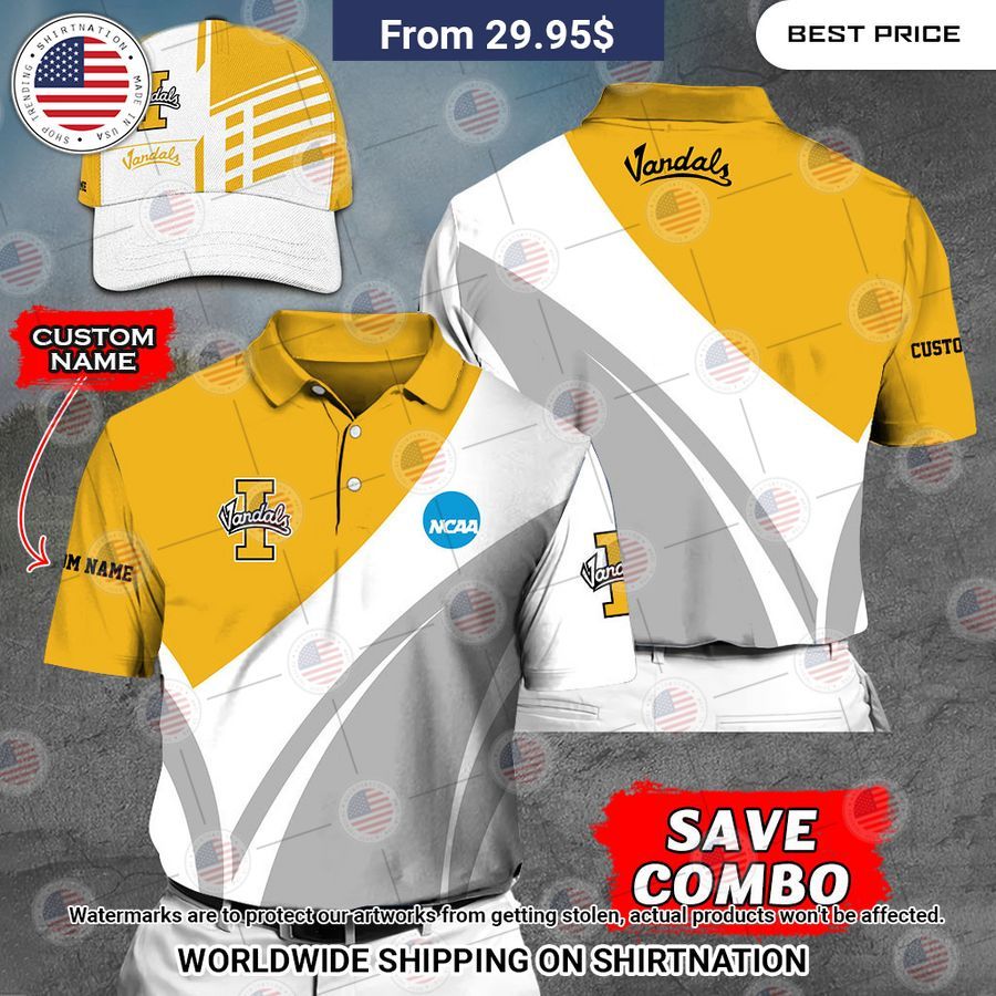 Idaho Vandals Custom Polo Shirt You look insane in the picture, dare I say