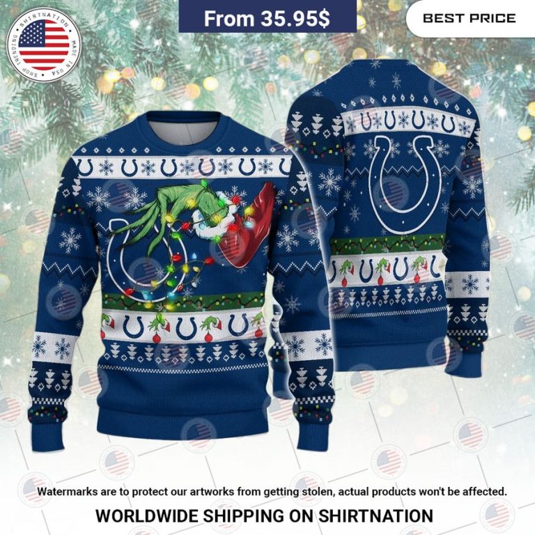 Indianapolis Colts Grinch Christmas Sweater Have you joined a gymnasium?