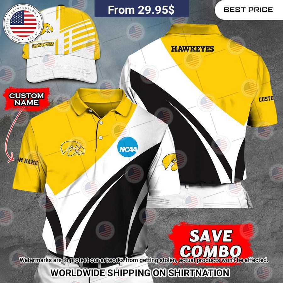 Iowa Hawkeyes Custom Polo Shirt You look different and cute