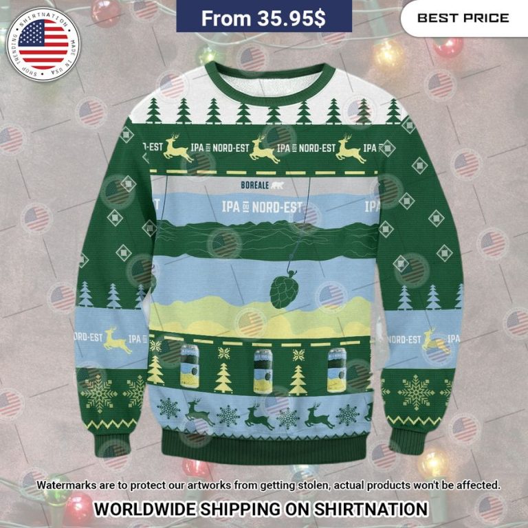 IPA Nord est Beer Christmas Sweater Looking so nice