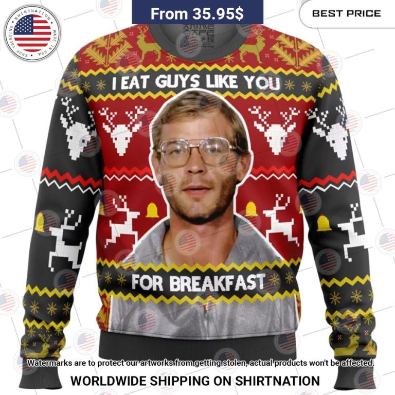 Jeffrey Dahmer Christmas Sweater My words are less to describe this picture.