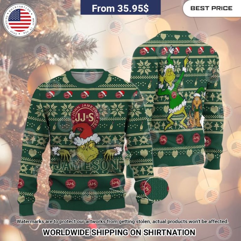 John Jameson Grinch Christmas Sweater Great, I liked it