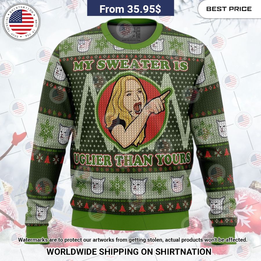 karen yelling at grumpy cat meme christmas sweater 2 559.jpg