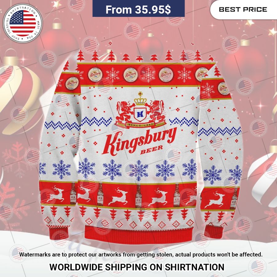 Kingsbury Ugly Christmas Sweater Lovely smile