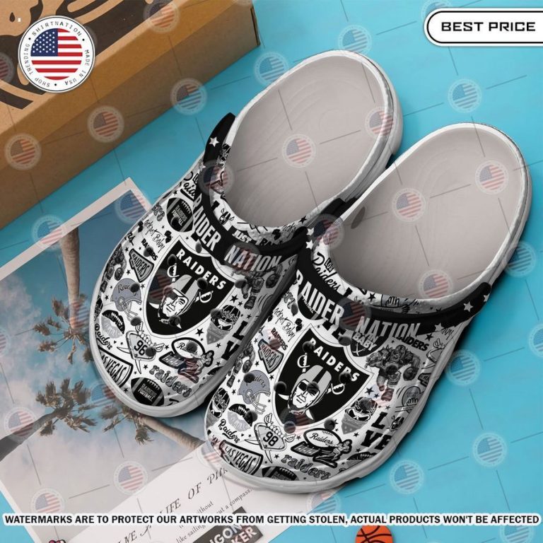 Las Vegas Raiders Crocband Shoes Wow! This is gracious