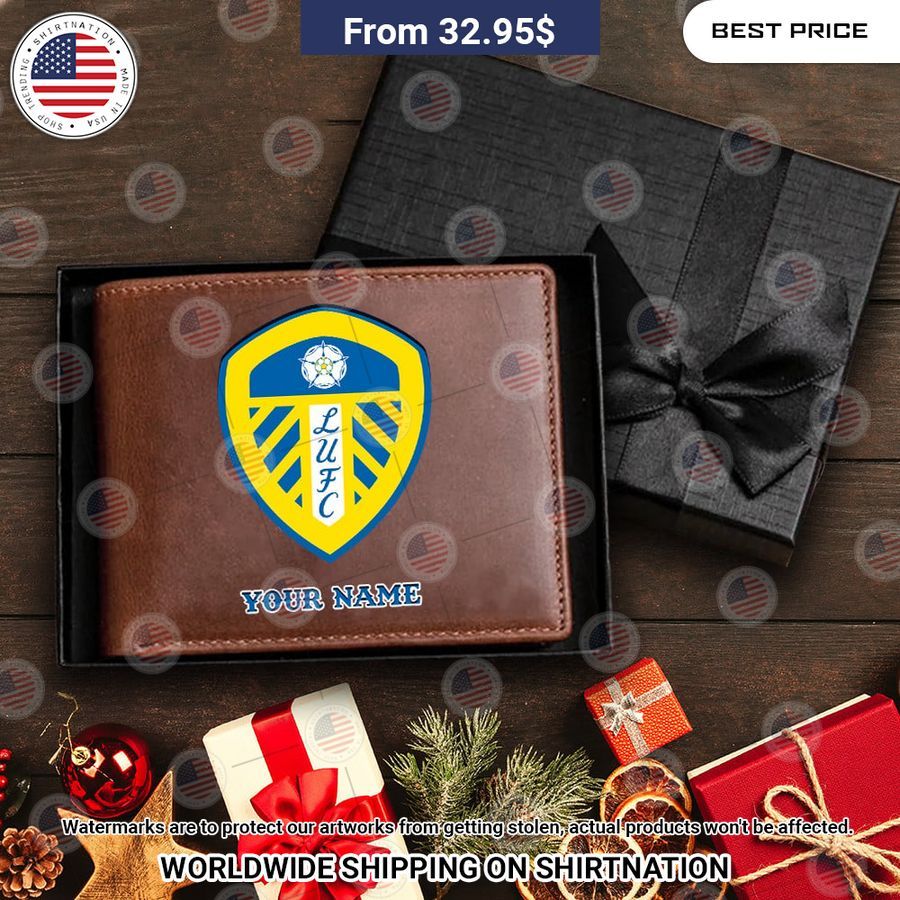 Leeds United Custom Leather Wallet Oh my God you have put on so much!