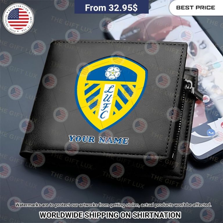 Leeds United Custom Leather Wallet Beauty queen