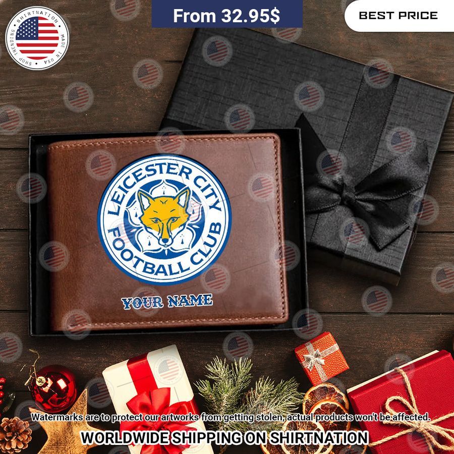 Leicester City Custom Leather Wallet Damn good