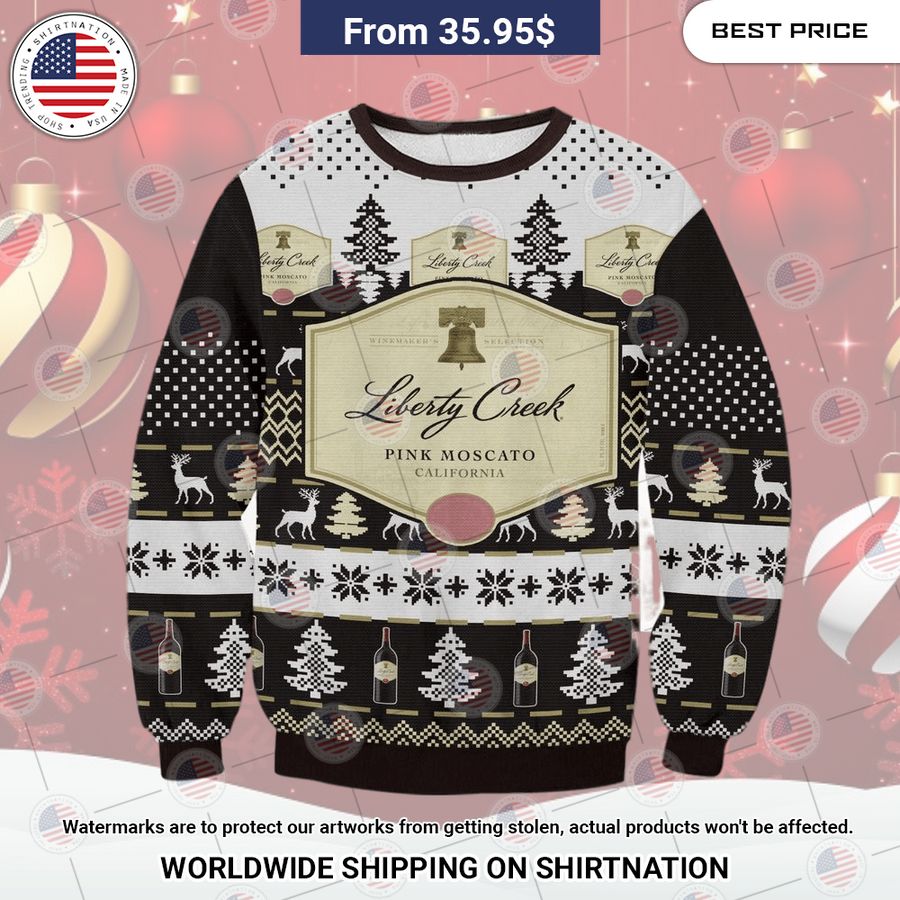 Liberty Creek Christmas Sweater Wow! What a picture you click