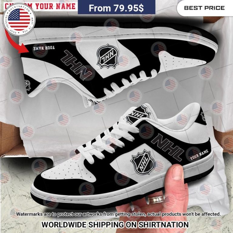 Logo NHL Custom Nike dunk low Nice shot bro