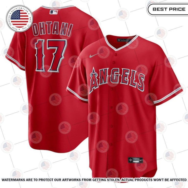 los angeles angels shohei ohtani nike 17 home replica jersey 4