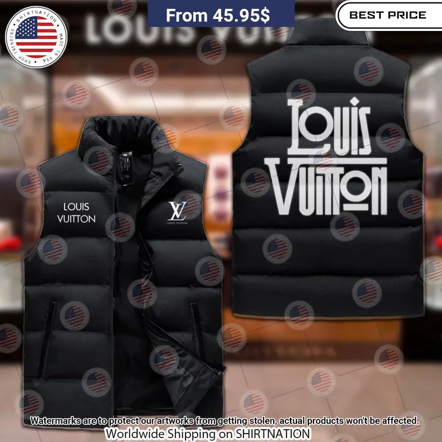 Louis Vuitton Black Cotton Vest Jacket Heroine