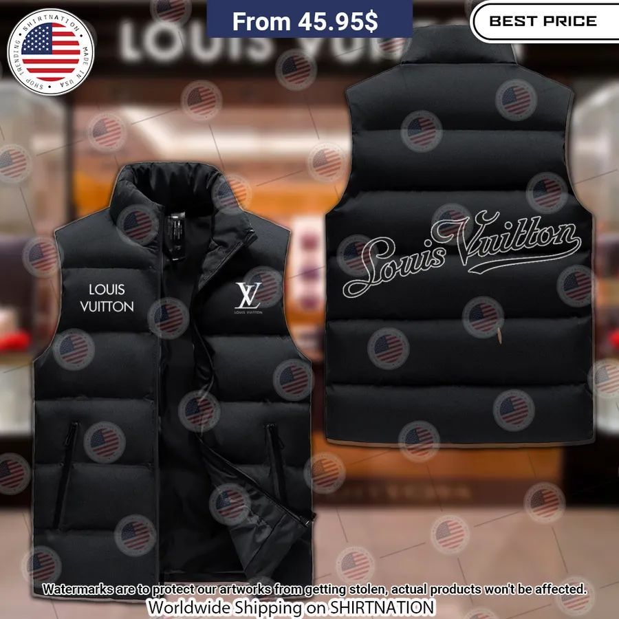 Louis Vuitton Black Sleeveless Down Jacket Ah! It is marvellous