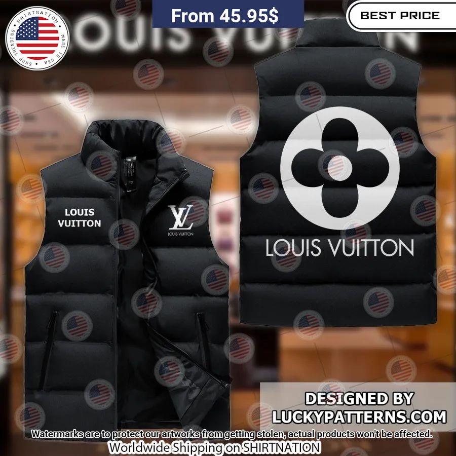 Louis Vuitton Clover Sleeveless Down Jacket • Shirtnation - Shop trending  t-shirts online in US