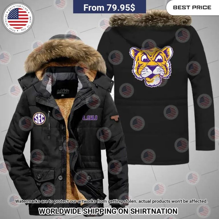 LSU Tigers Parka Jacket Looking so nice