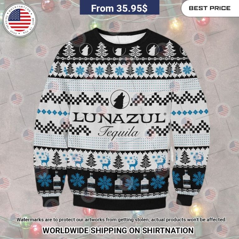 Lunazul Tequila Christmas Sweater Best click of yours