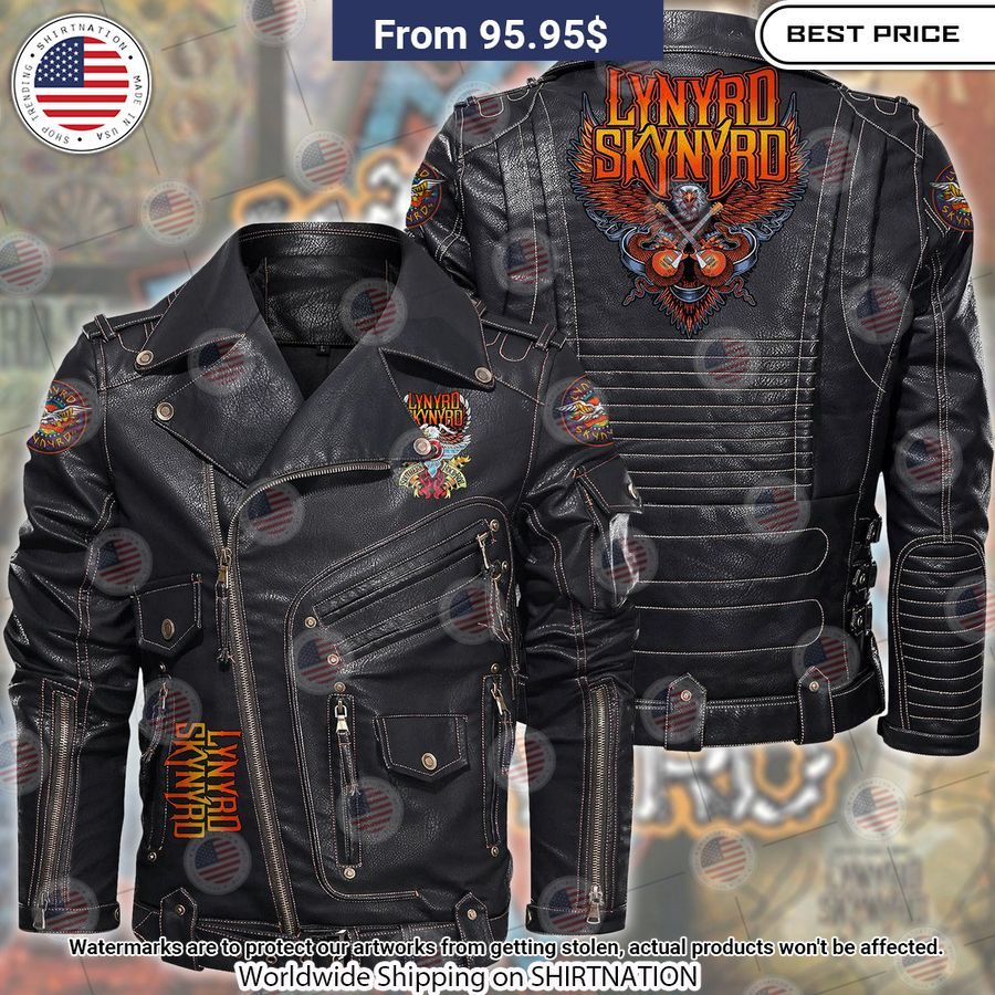 Lynyrd Skynyrd Belt Solid Zip Locomotive Leather Jacket You look lazy