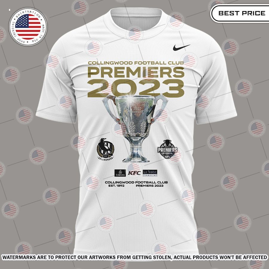 Collingwood FC Champions AFL 2023 T Shirt Looking so nice