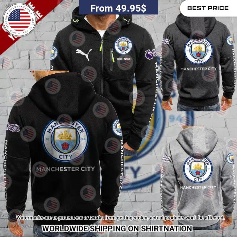 Manchester City Custom Chest Pocket Hoodie You guys complement each other