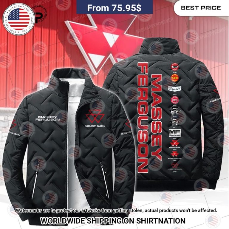 Massey Ferguson Custom Puffer Jacket Such a scenic view ,looks great.