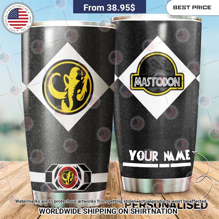Mastodon Power Rangers Custom Tumbler This is awesome and unique