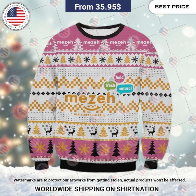 Mezeh Ugly Christmas Sweater Oh my God you have put on so much!