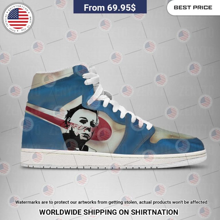 Michael Myers Halloween Jordan High Top Cutting dash