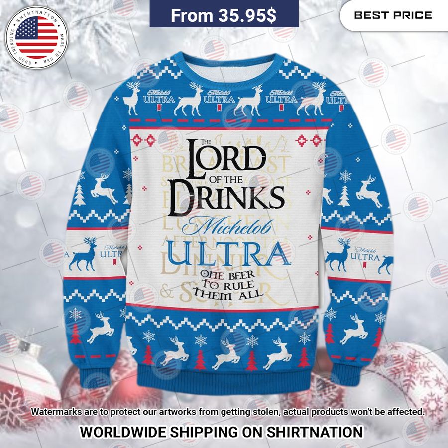 Michelob Ultra Lord Of The Rings Sweater How did you learn to click so well