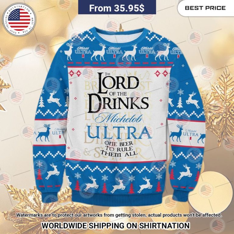 Michelob Ultra Lord Of The Rings Sweater How did you learn to click so well