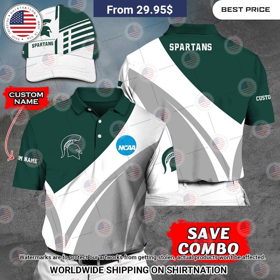 Michigan State Spartans Custom Polo Shirt Mesmerising