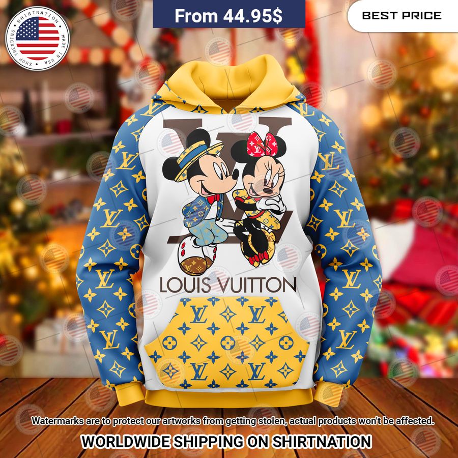 Mickey and Minnie Mouse Louis Vuitton Hoodie • Shirtnation - Shop trending  t-shirts online in US