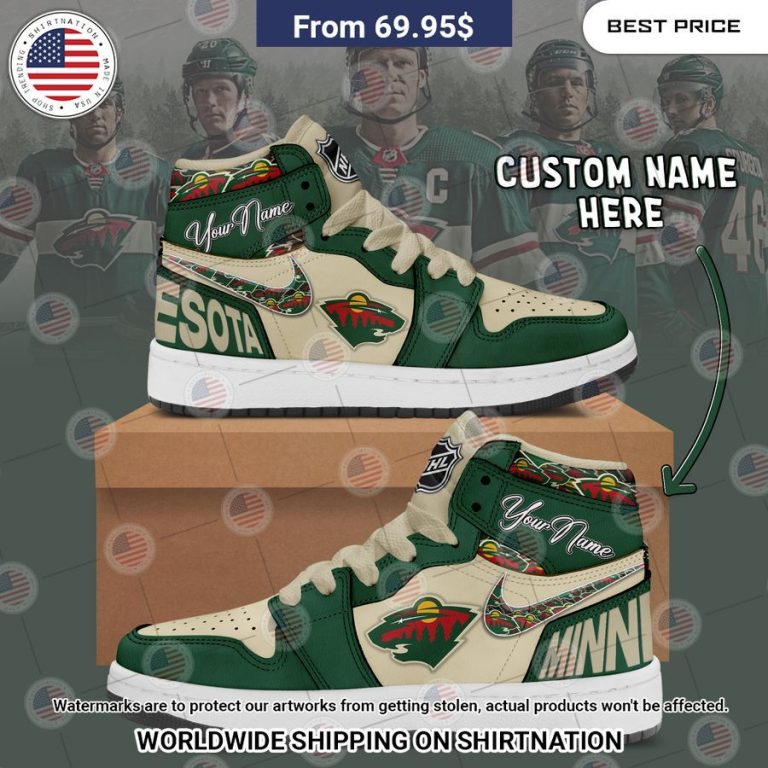 minnesota wild custom nike air jordan high top shoes 1 253.jpg