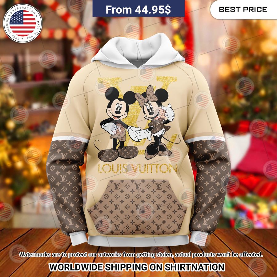 Minnie and Mickey Mouse Twinkle Louis Vuitton Hoodie Lovely smile